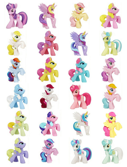 my little pony mini figures names